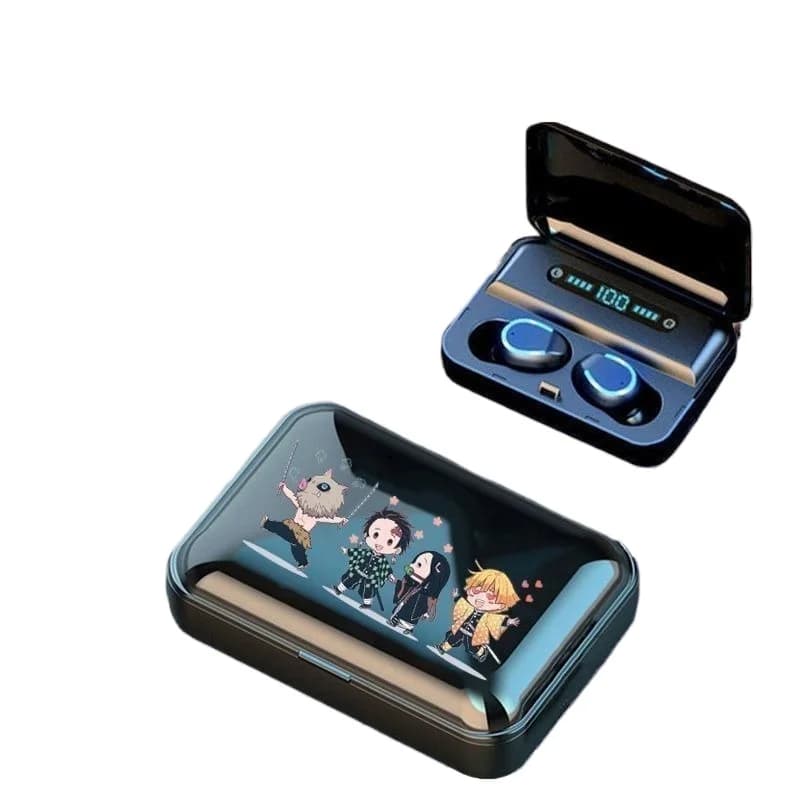 Demon Slayer Kamado Tanjirou Kamado Nezuko dessin animé mignon Bluetooth casque sport Fitness pratiq