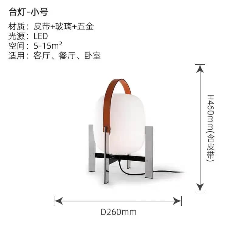 Cestita-Lampe de Table en Verre Minimaliste, Abat-Jour pour oral et, Salon, Lecture, Décoration de C