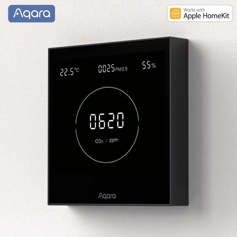 Aqara – panneau de surveillance de la qualité de l'air Original S1, omnidirectionnel, CO2 PM2.5, sur