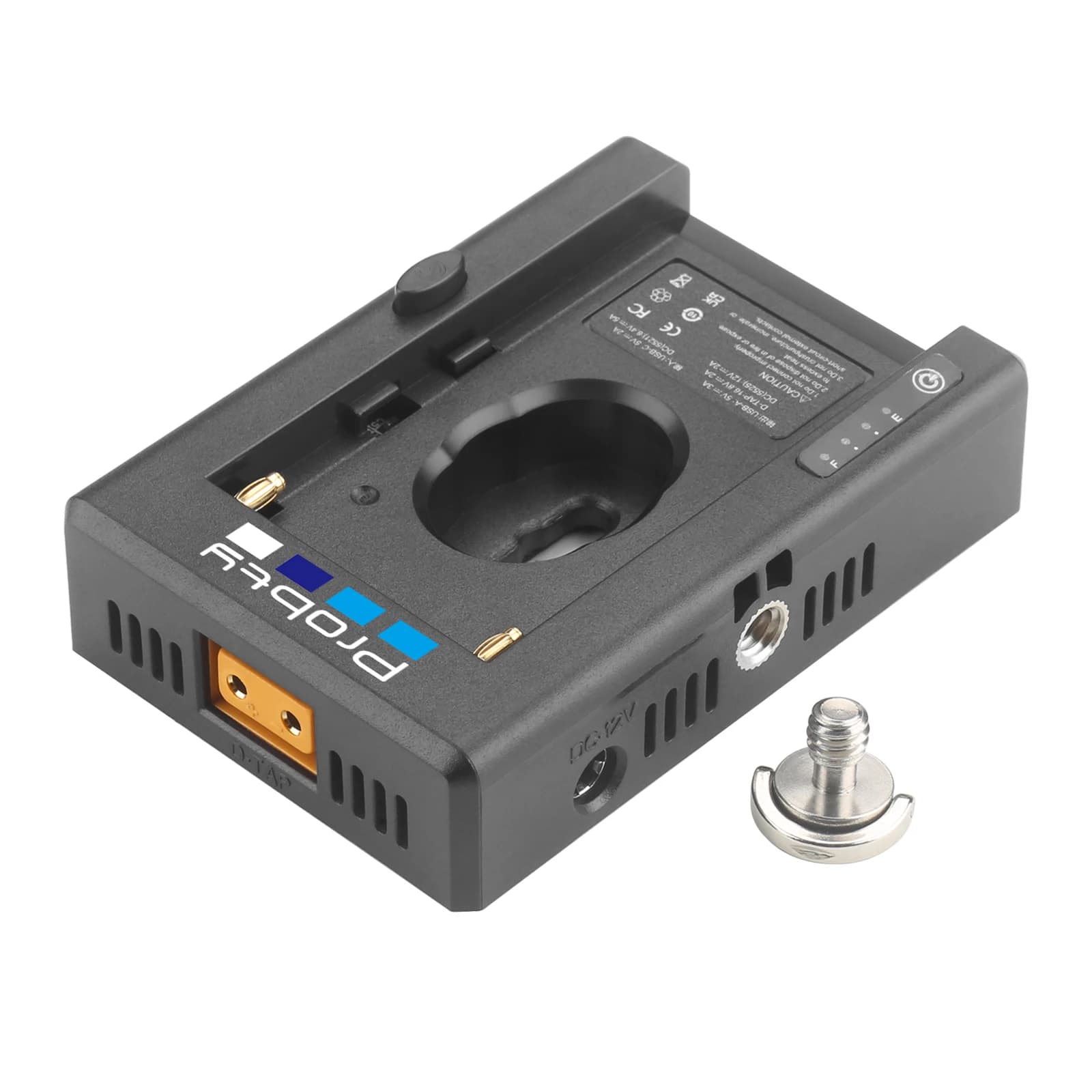 Plaque d'adaptateur de batterie pour chargeur de batterie NP-F, avec sortie DC12V DC8V USB-A, adapta