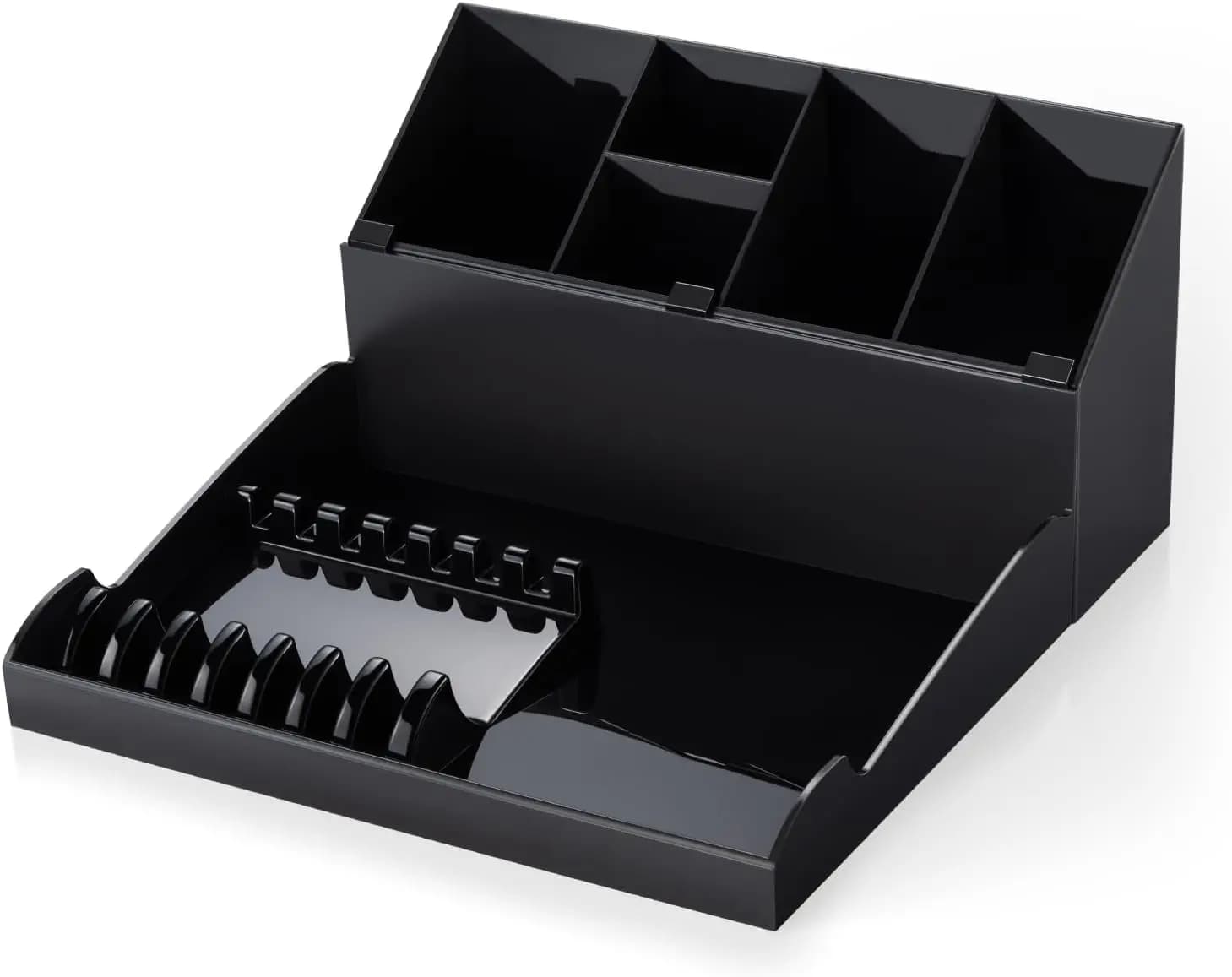 Étagères outil de rangement de coiffure, support de peigne à ciseaux, organisateur de coupe de barbi