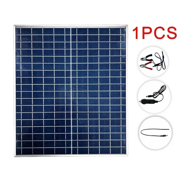 Kit photovoltaïque 500W/1000W – Panneau solaire 12V avec contrôleur 100A, chargeur rapide de batteri
