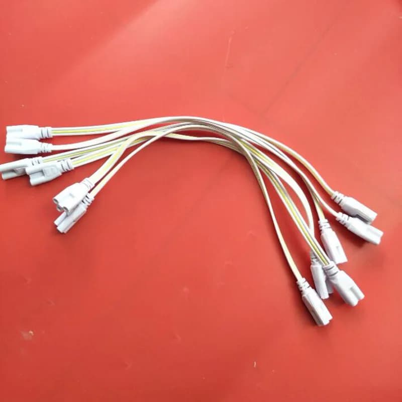 Ligne de fil de tube intégrée, fil à trois broches, barre de lampe intégrée, fil de connexion série,