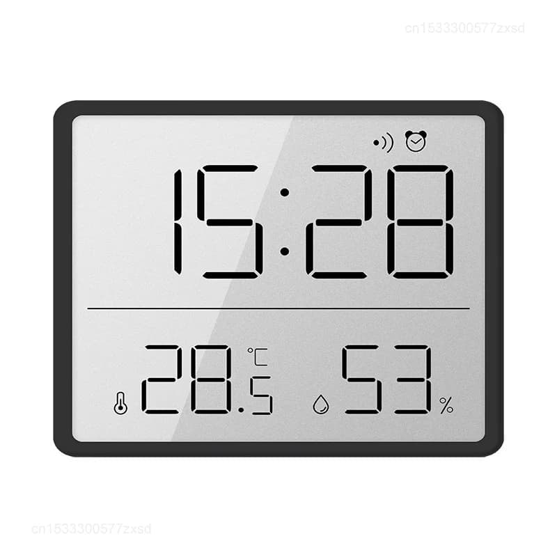 Nouveau thermomètre électronique, hygromètre, station météo, haute précision, avec fonction d'horlog