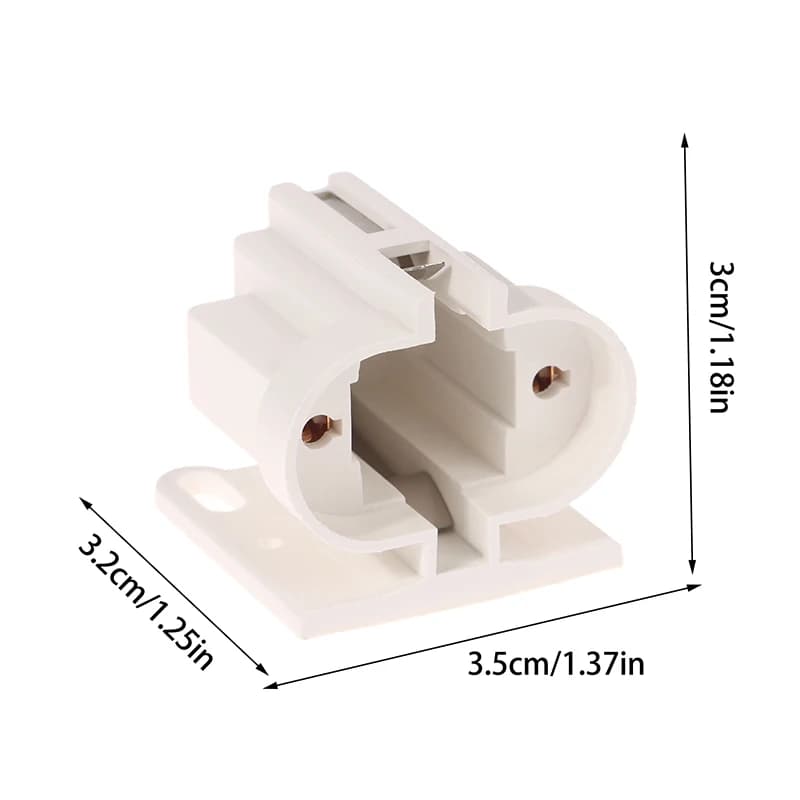 H Tube U Tube G23 douille de lampe Base enfichable deux broches 2P Tube enfichable douille de Tube d