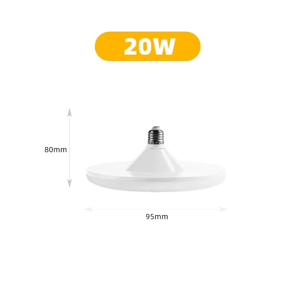 Ampoule LED Super brillante E27, 220V, 20W 30W 40W 60W 100W, UFO, éclairage d'intérieur blanc froid,