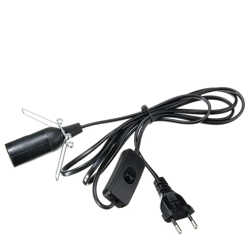 Cordon de lampe avec variateur E14, support de lampe suspendue, prise d'ampoule, prise ue, cordon d'