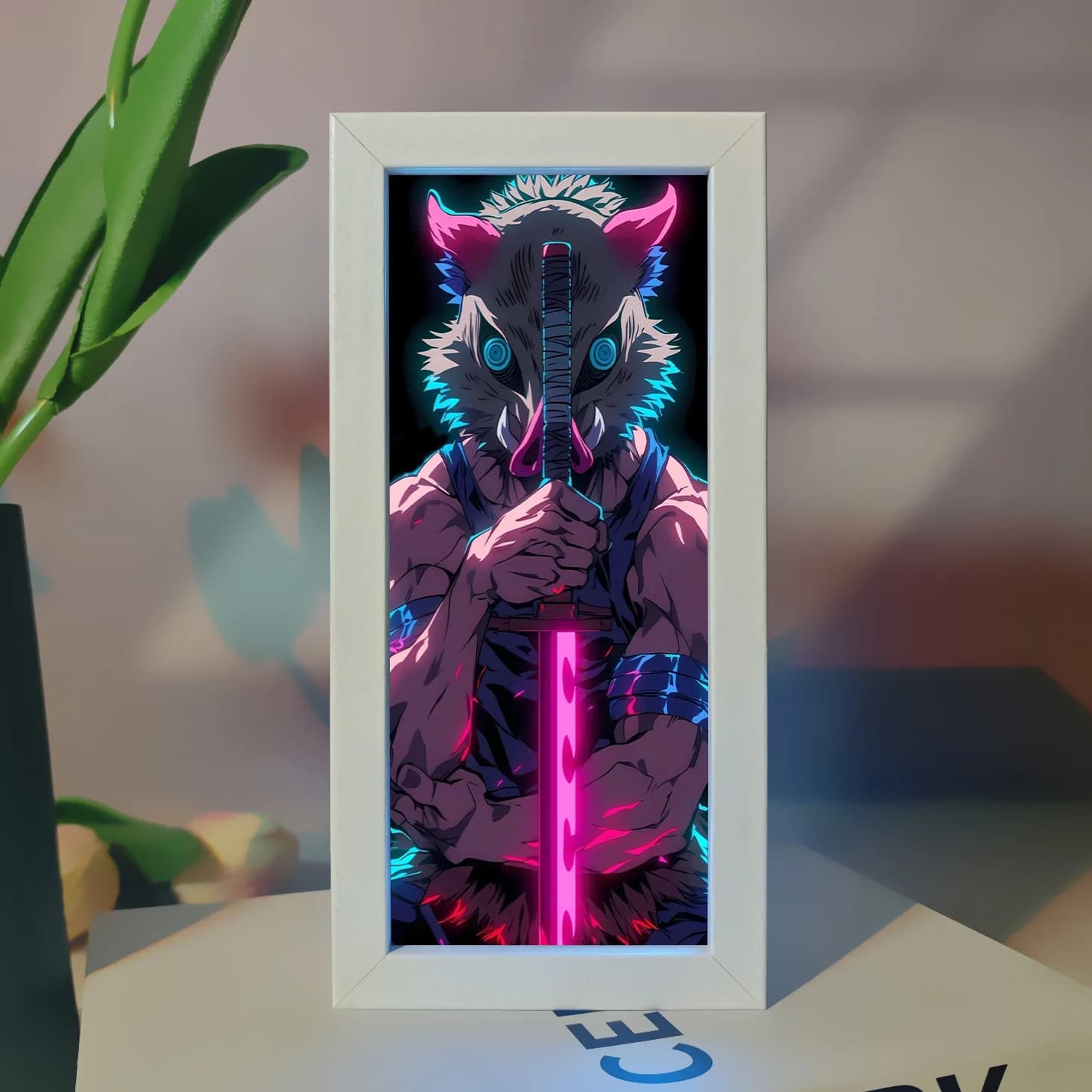 Démon Slayer Anime marchandise Led veilleuse exquise peinture chambre atmosphère lampe de bureau déc