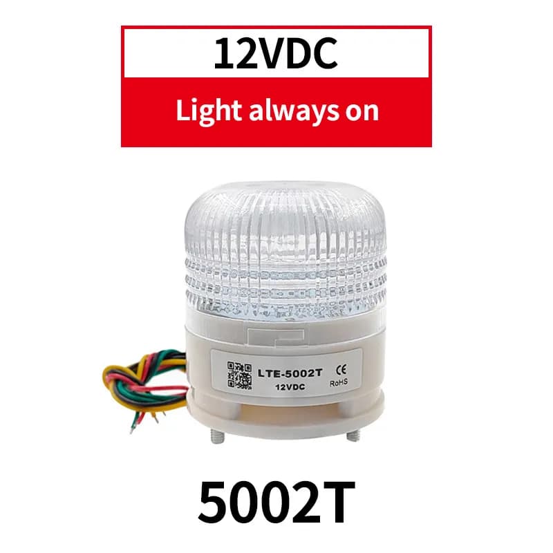 LTA 5002 3 couleurs lumière 220V toujours sur Signal voyant d'avertissement 12V 24V Buzzer aimant in