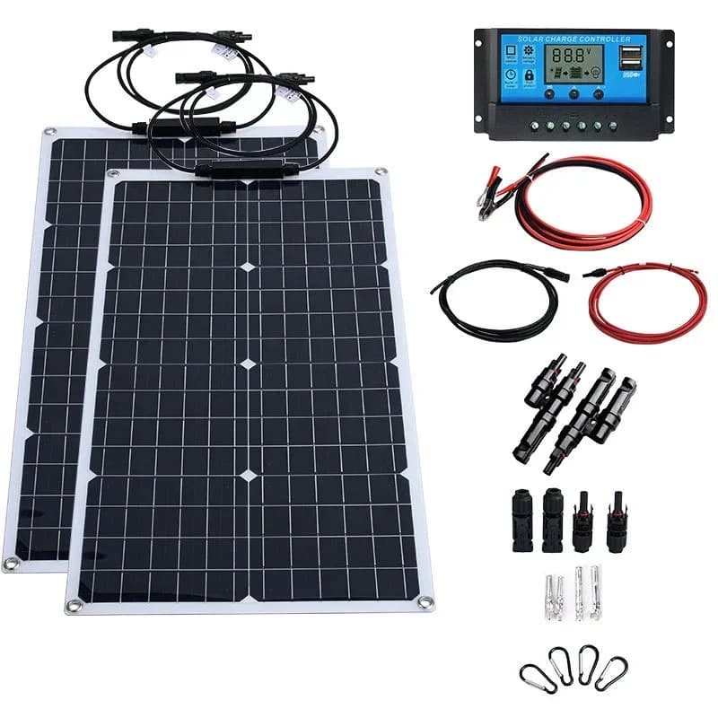 Kit d'énergie solaire hors réseau 4000 W 6000 W – Panneau solaire 4000 W + Onduleur 110 V/220 V + Co