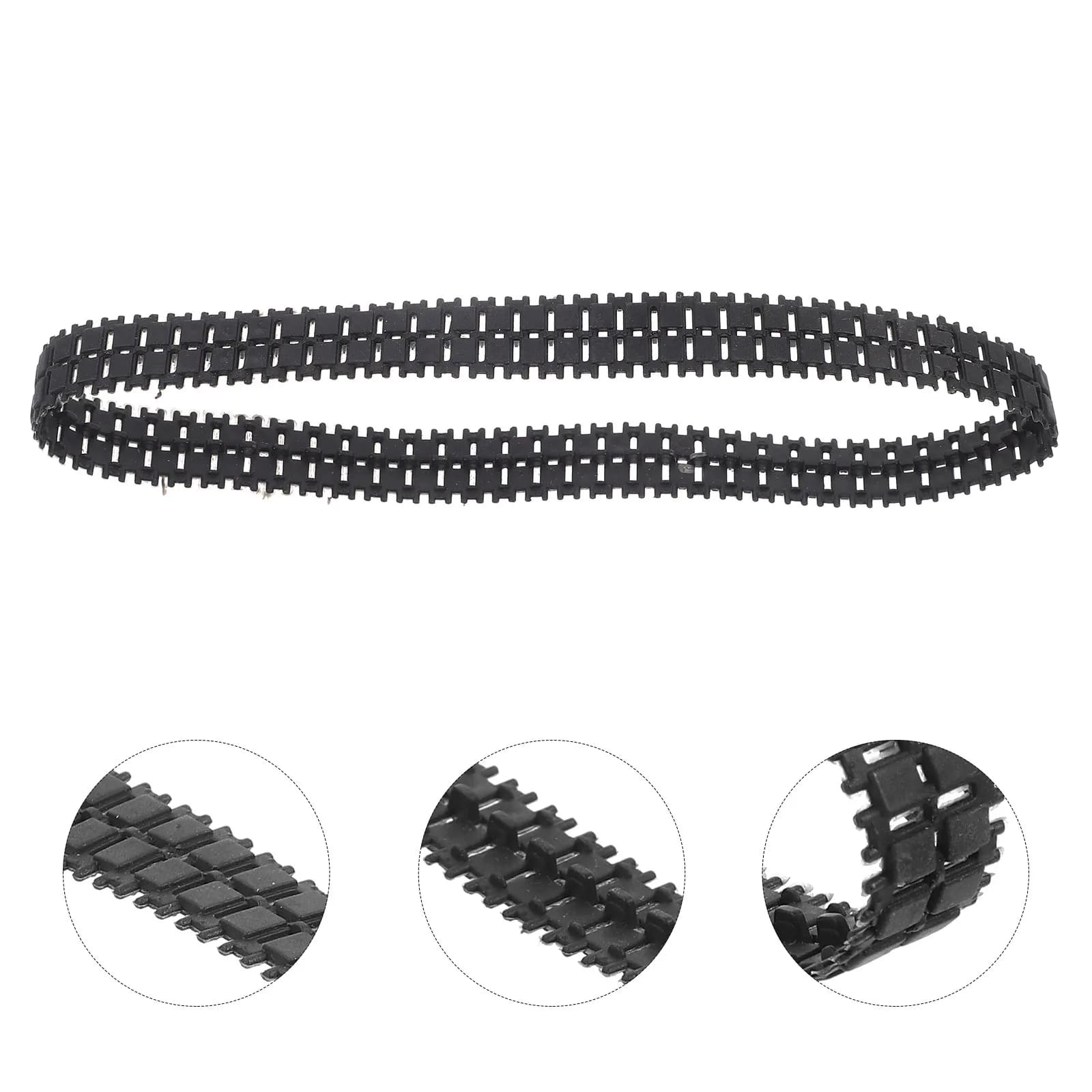 4 pièces de chenilles en caoutchouc pour tanks, pièces de rechange DIY, améliorent la créativité et 