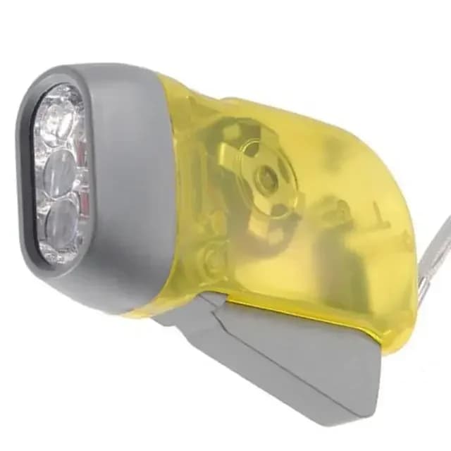 Mini main 3 couleurs pressage Dynamo manivelle énergie éolienne lampe de poche auto-génératrice torc