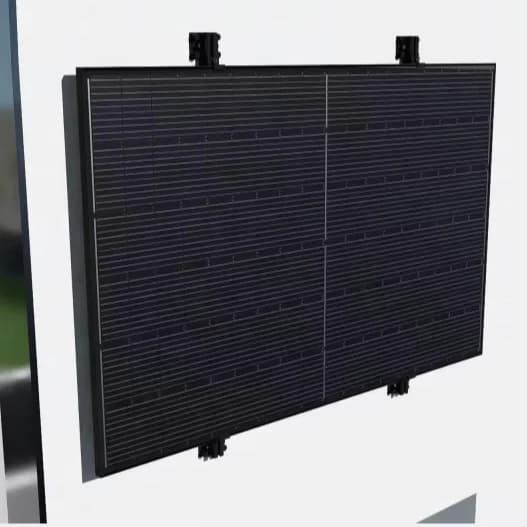 Structure d'installation solaire facile pour balcon, support de montage mural pour balcon, support d