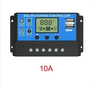 Contrôleur de Charge solaire 10A à 100A, écran LCD, double régulateur automatique USB pour le soudag