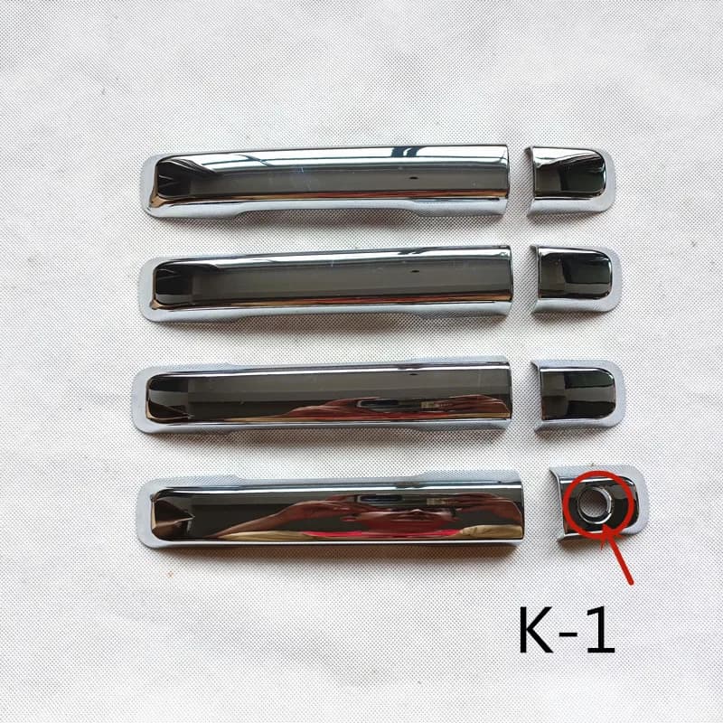 Couvercle de Poignée de Porte en Plastique Chromé, Accessoires pour Isuzu D Max Dmax RT 2012 2014 20