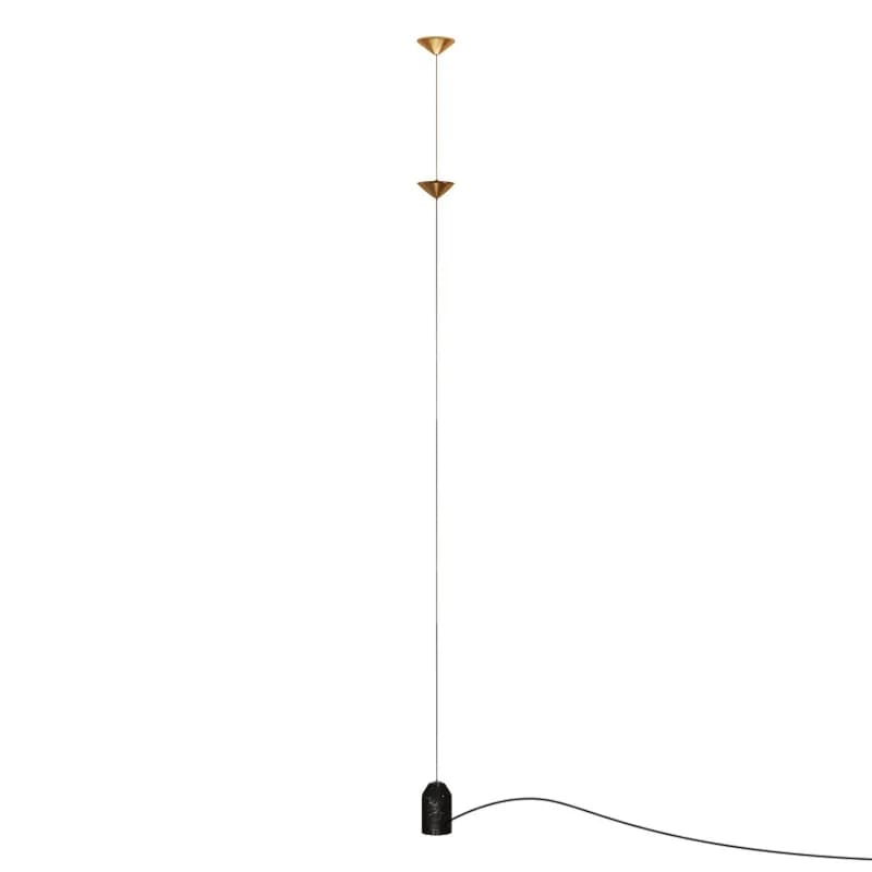 Lampe de sol en forme de sablier, luminaire suspendu, lumière d'ambiance dorée de luxe, salon, bord 