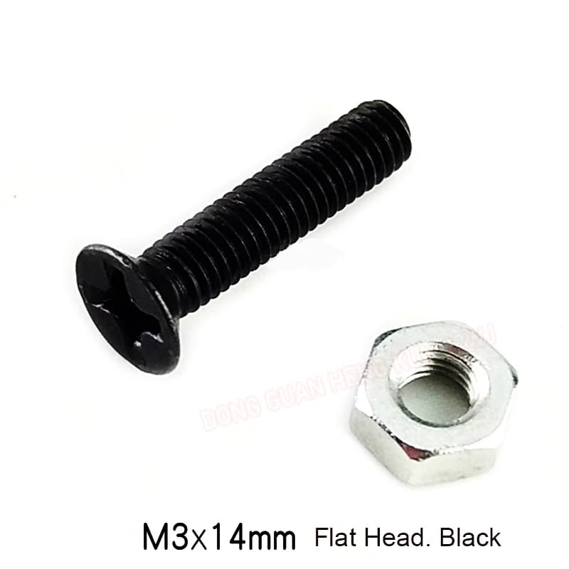 Vis de fixation pour module de type D 86 panneaux, écrous M3/M4 à tête ronde/plat/francisée, matérie