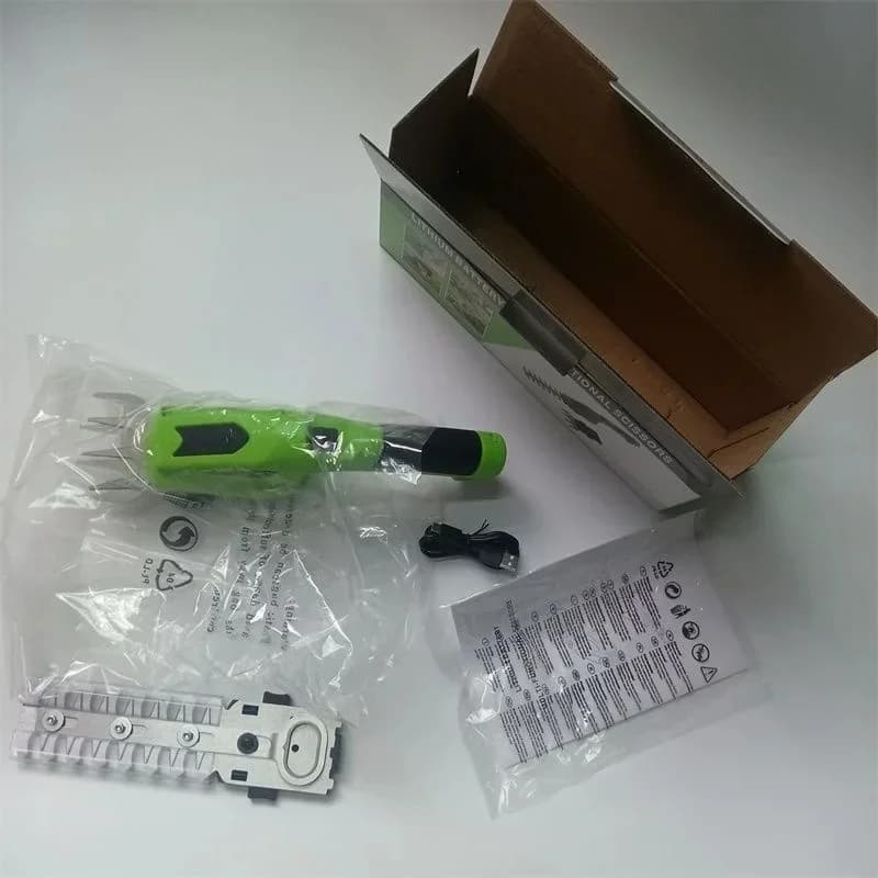 Ciseaux taille-haie vert 3.6V, petit tondeuse à gazon électrique domestique, batterie au Lithium, ci