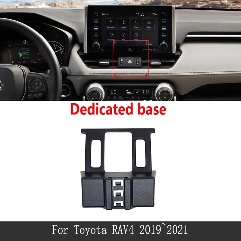 Support de téléphone portable de voiture pour Toyota, RAV4 XA50, accessoires 2022 2019 ~ 2023, suppo