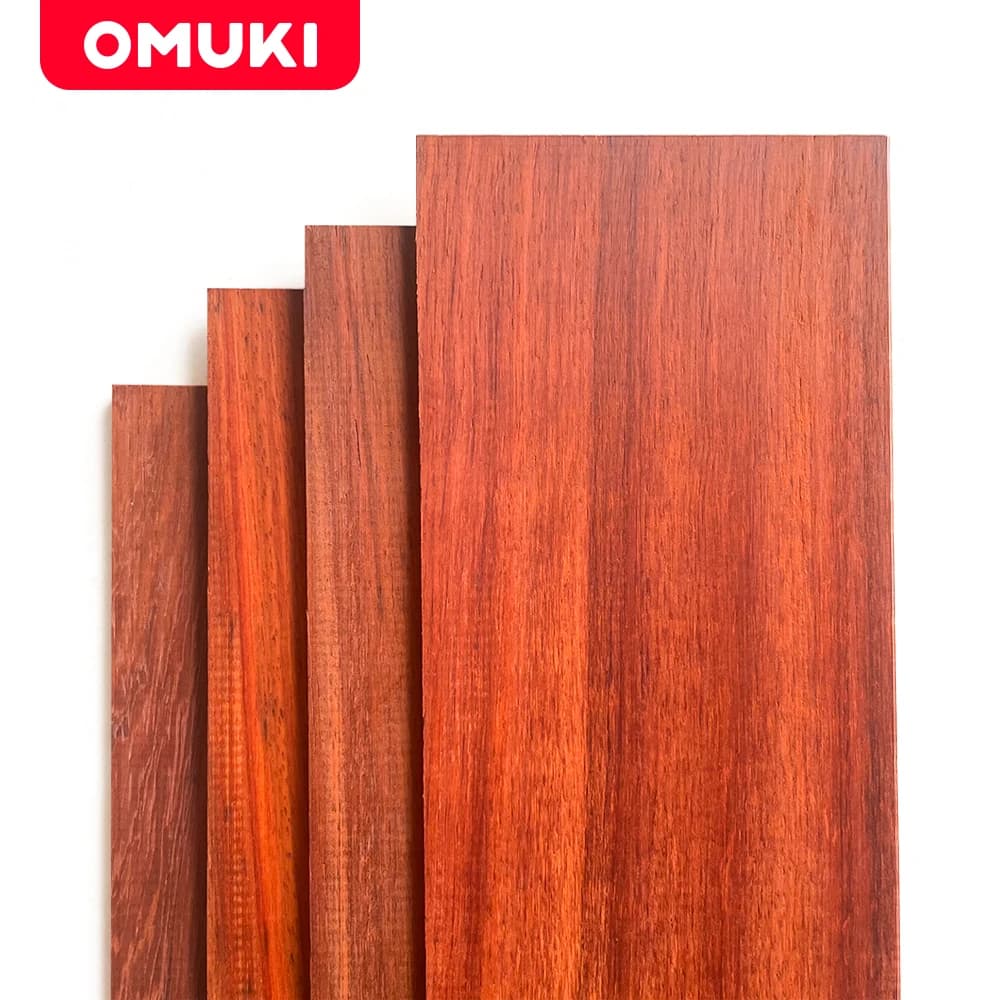 OMUKI 2 pièces panneau en palissandre en bois massif bricolage modèle de Construction fait à la main