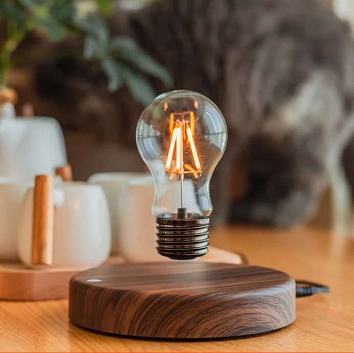 Lampe à lévitation magnétique créativité ampoule LED en verre flottant maison bureau décoration de b