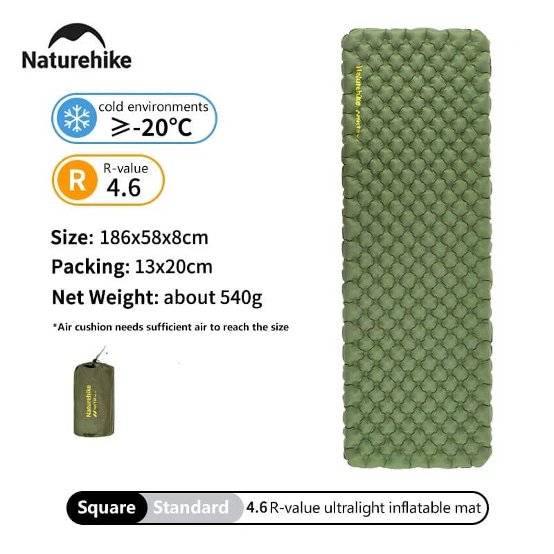 Naturehike – matelas de Camping ultraléger et pliable, de haute valeur R, pour la plage, pour la ran