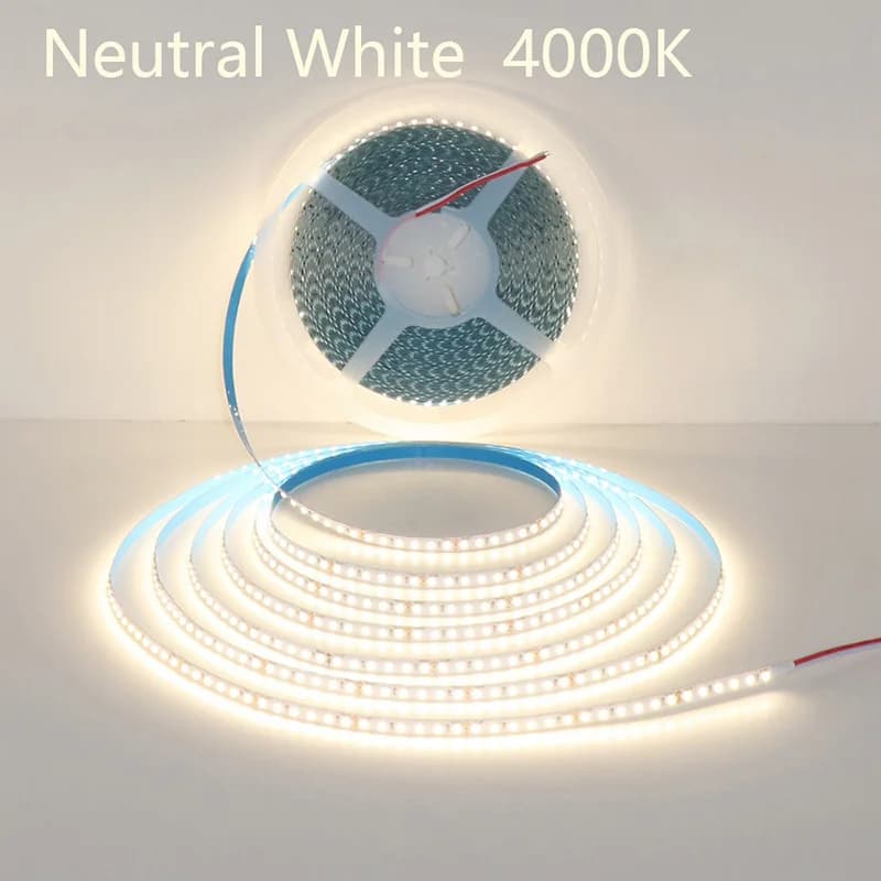 Bande lumineuse LED simple de 5 mètres 15 mètres 20 mètres de long, 2835 dc 24v, 120 diodes/m, Flexi