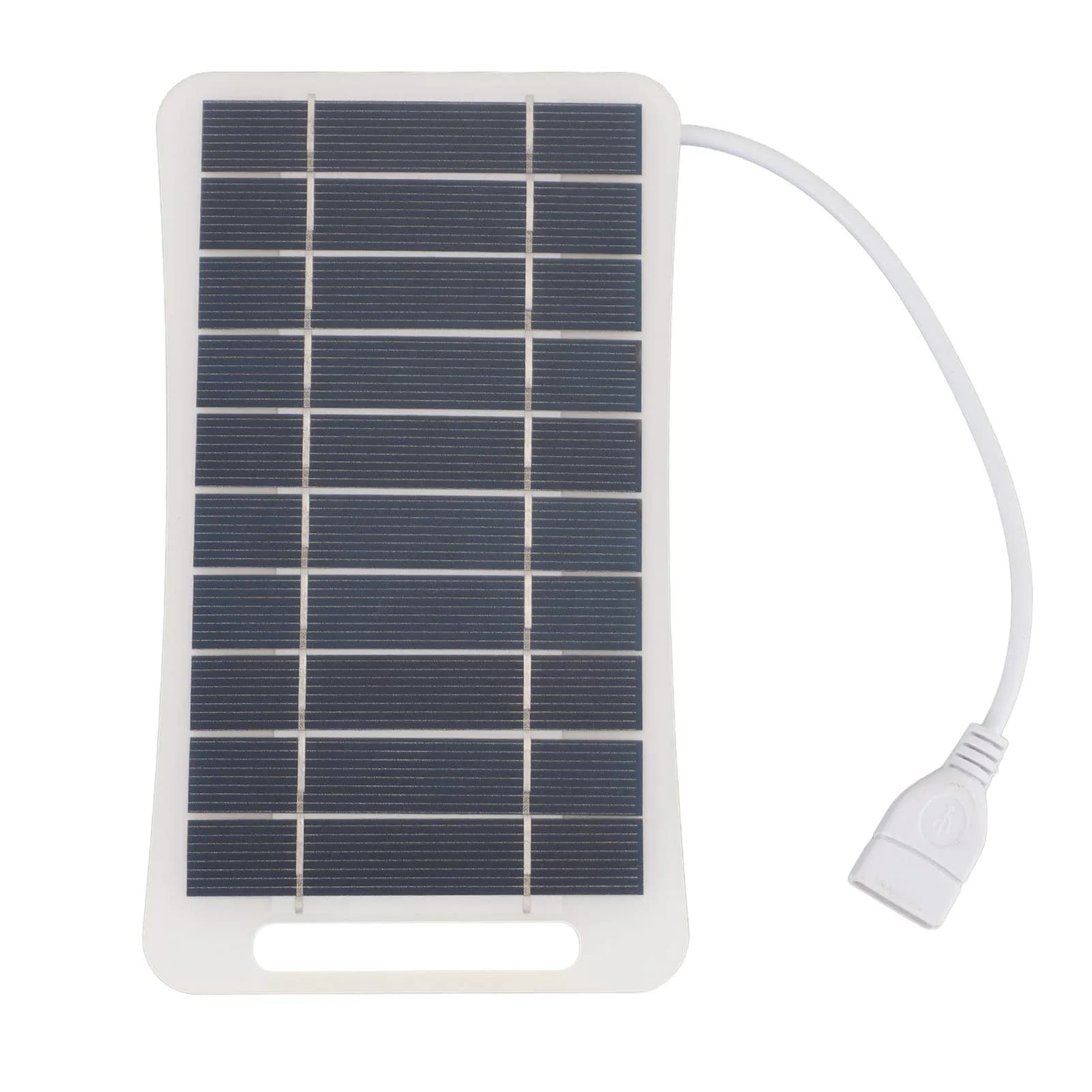 Petit panneau solaire en silicium monocristallin, haute efficacité, 5V, 5W, USB, conception de poign