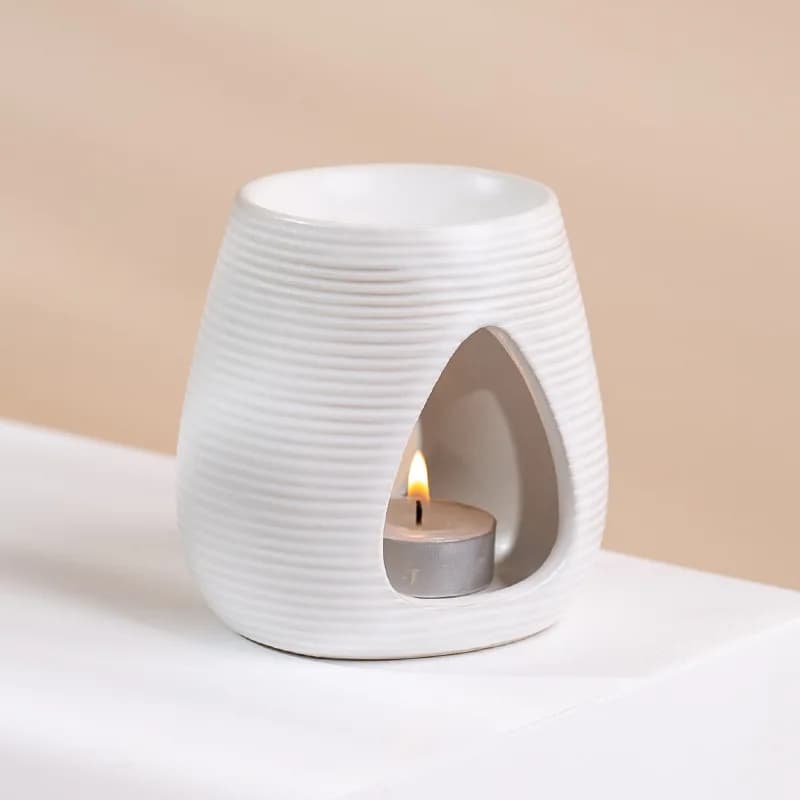 Brûleurs d'encens en céramique pour la décoration intérieure, bougie noire, chauffage, lampe à huile