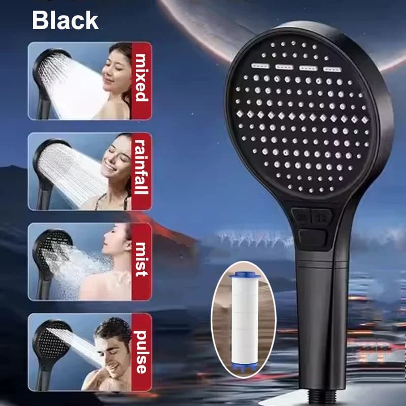 Pommeau de douche à grand panneau, 14 pouces, 36CM, grand débit, pulvérisateur supérieur haute press