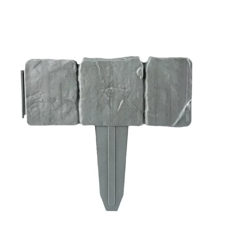 Bordure de jardin en plastique, panneaux de clôture en pierre d'imitation, barrière extérieure de Pa