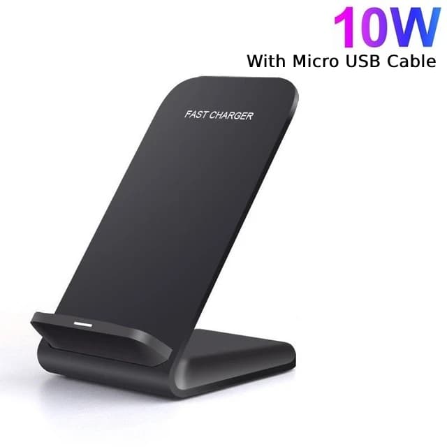 Support de chargeur sans fil pour iPhone, charge rapide sans fil, station S6, support de téléphone p