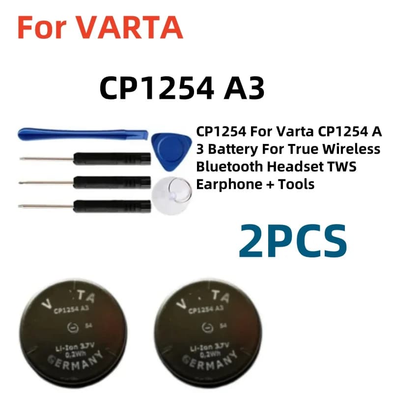 Chaud 2 pièces nouveau et original pour Varta haute capacité A3 Rechargeable 60 mah batterie CP1254 