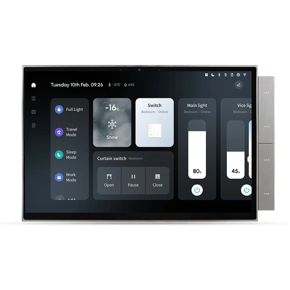 Panneau intelligent pour maison connectée Chayo Tuya 10 pouces, interphone vidéo intelligent avec éc