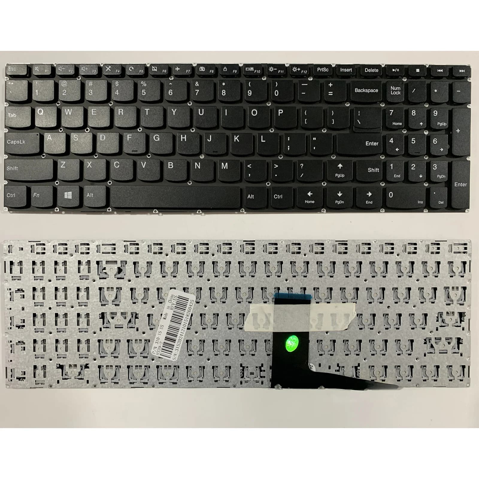 Clavier d'ordinateur portable, disposition américaine, pour Lenovo IdeaPad 310-15ISK 310-15IKB 310-1