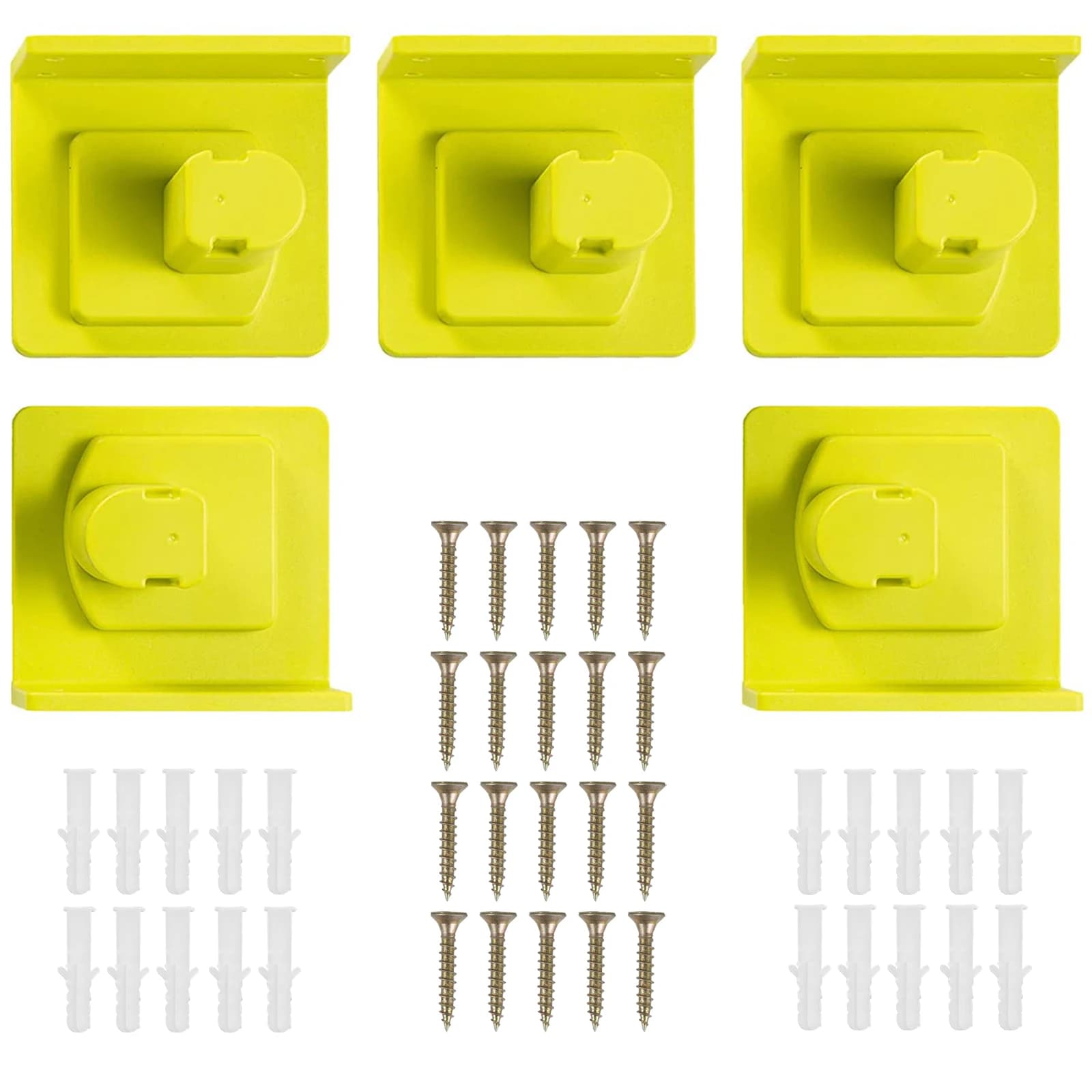 10/5 pièces porte-outil support de quai Compatible pour ryobi 18V porte-outil support cintre organis