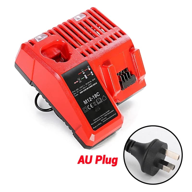 Chargeur de batterie Li-ion M12-18C pour batterie au Lithium Milwaukee 12 V 14.4V 18V C1418C 48-11-1