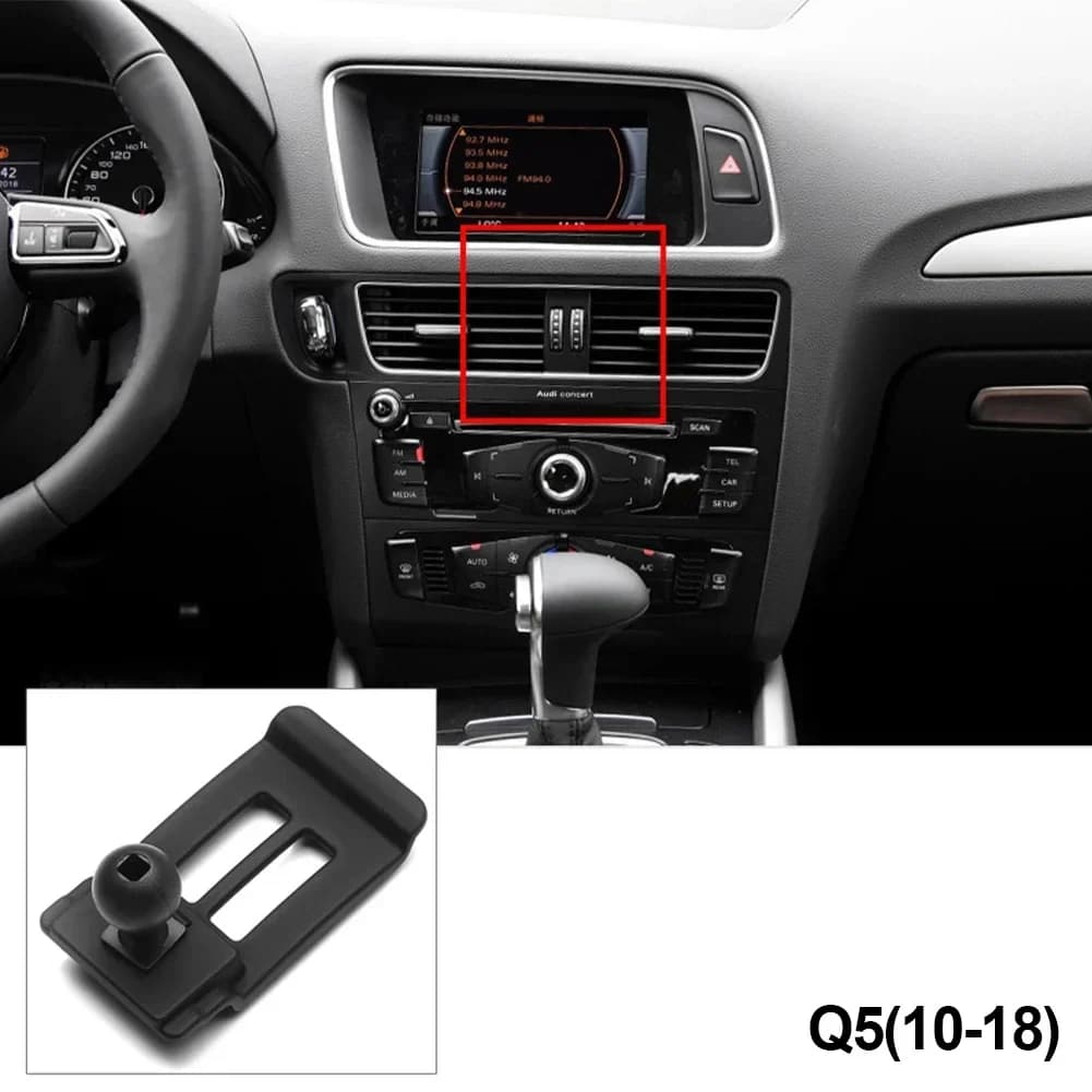 Support de téléphone GPS dédié pour Audi A1 A3 A4 A5 A6 Q3 Q5 Q7 Q5 A4L A6L Q3 A3 S4 S5 Q5L Q8 Q2L, 