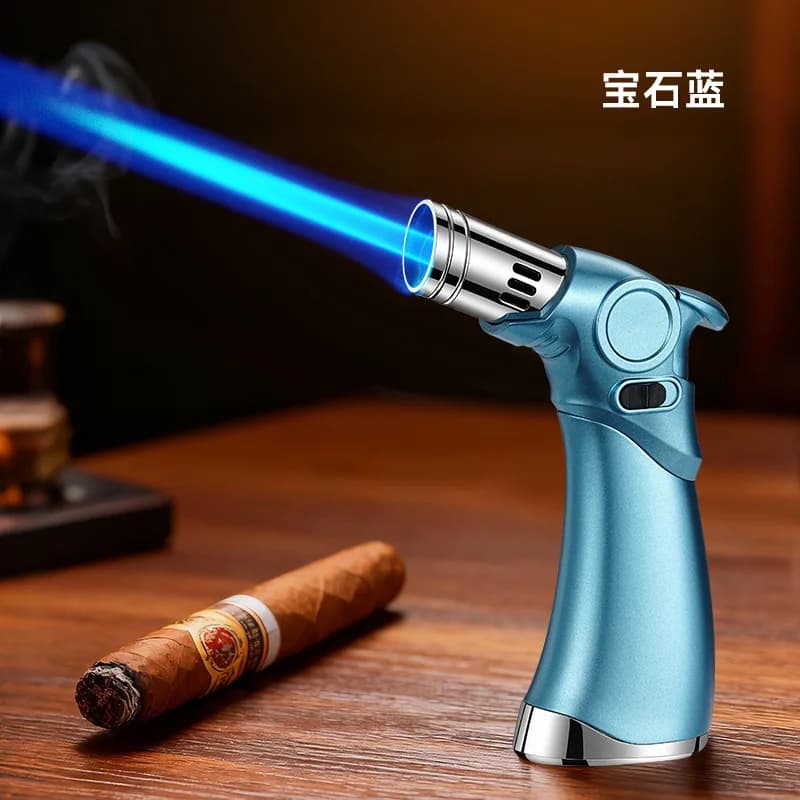 Nouveau pistolet à souder à triple flamme à jet direct 2026, torche coupe-vent, allumeur pour cigare