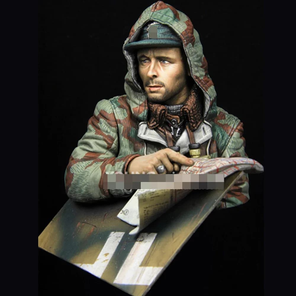 Figurine en résine de l'officier de la Kampfgruppe 1/10, Russie 1943 'Ostwind', GK, thème militaire,