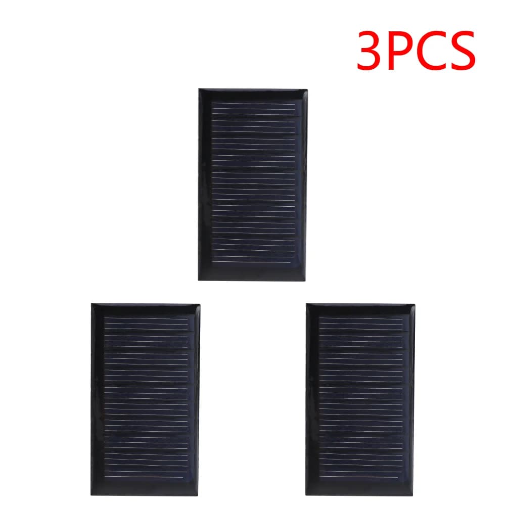 Panneau solaire 0,15W 5V, panneau solaire DIY, cellule solaire 30mA, panneau solaire portable à haut