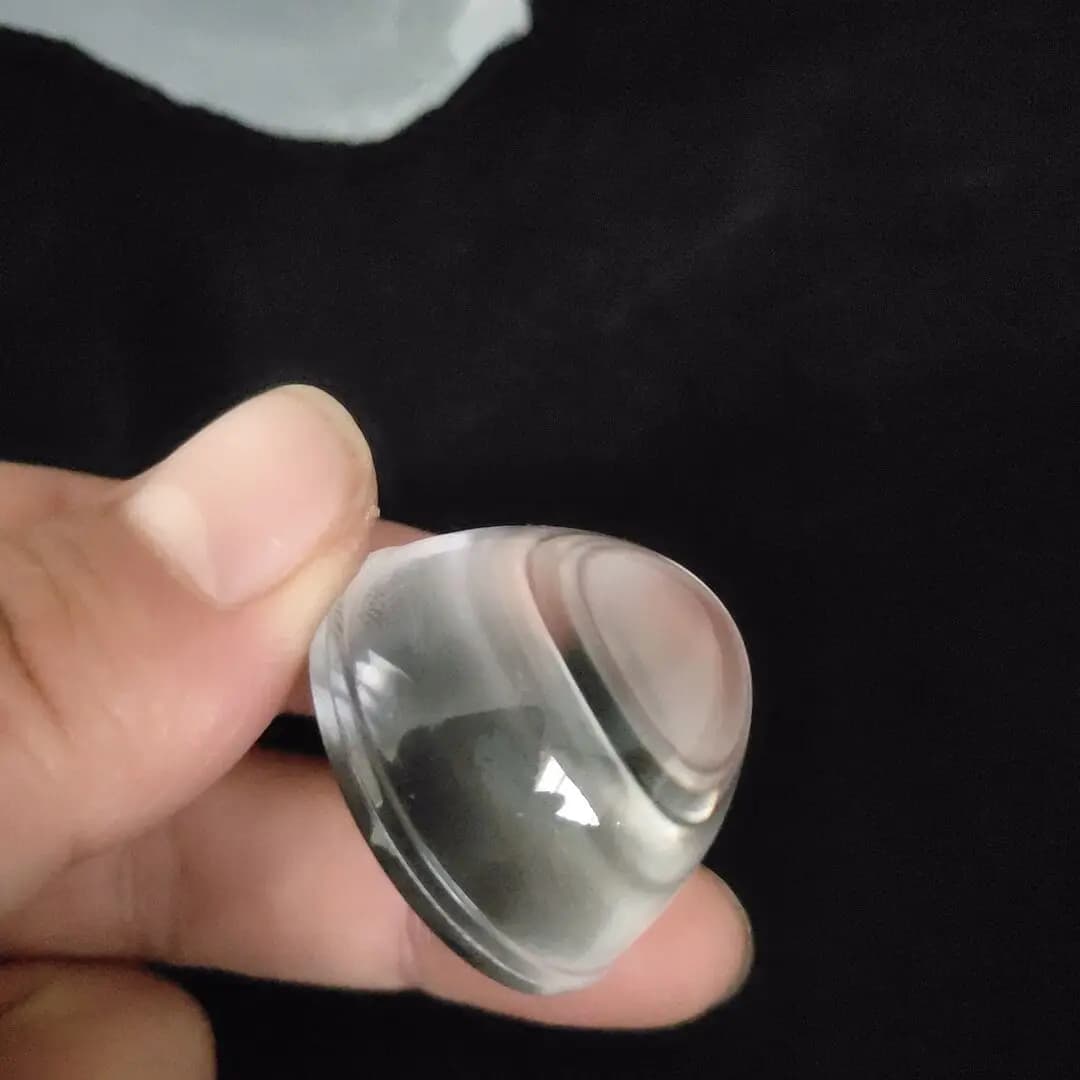 LED super-concentrant COB lampe perle lentille voiture lampe plano-convexe un faisceau de lumière le