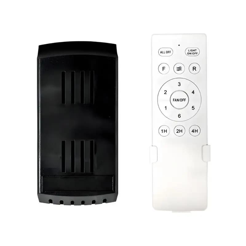 Lumière ventilateur à 6 vitesses, télécommande avec fonction minuterie, Texture en plastique pour ve