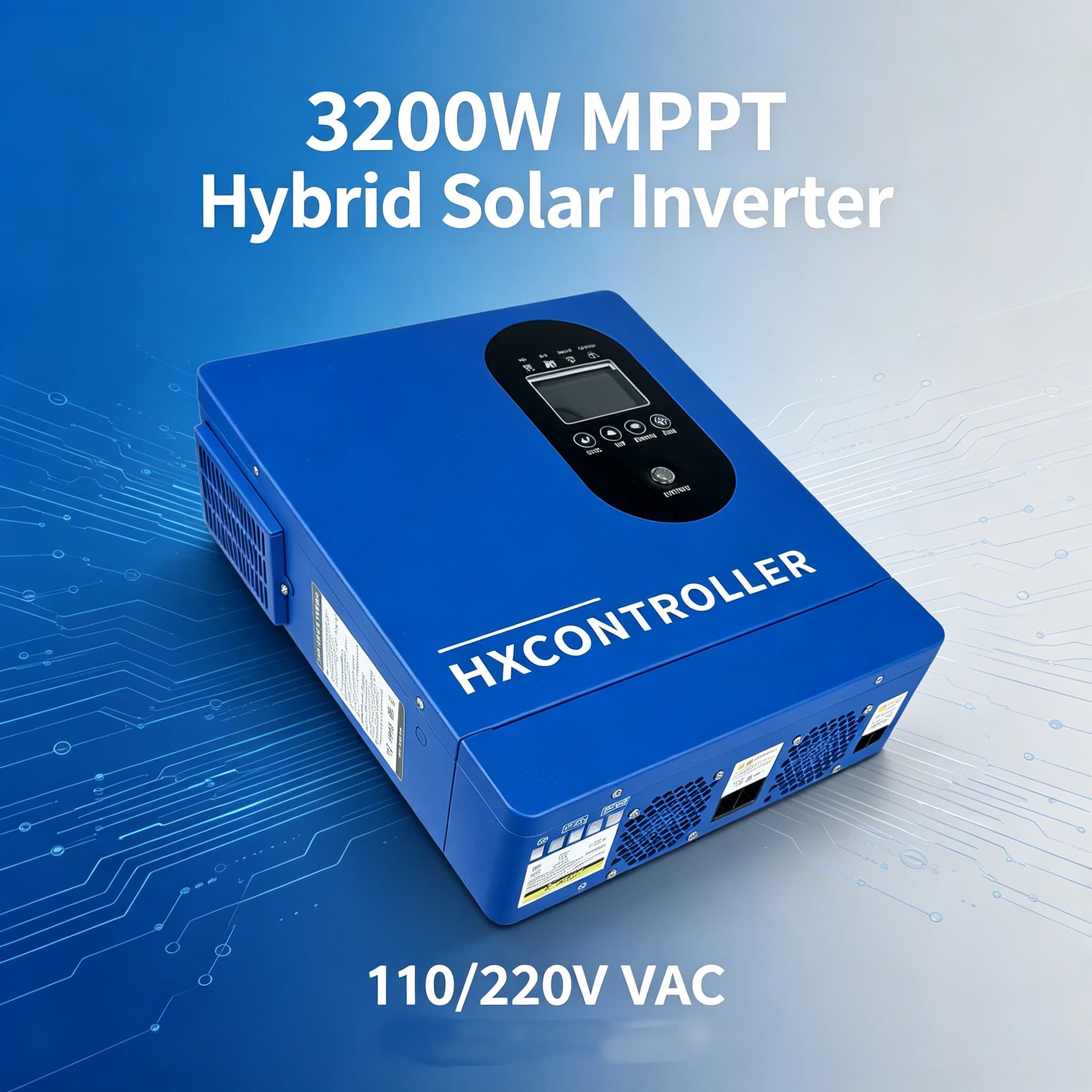 Convertisseur solaire 3200W 24VDC vers 110V 220V AC, onduleur à onde sinusoïdale pure, contrôleur MP