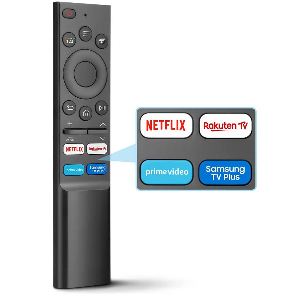 Télécommande pour Samsung TV remplacement télécommande universelle Compatible cadre Serif Crystal UH