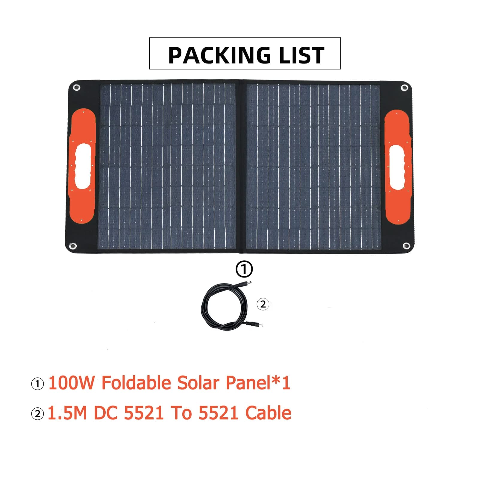 Panneau solaire pliable 100W 160W 200W 18V avec double chargeur USB ETFE flexible pour le camping, l