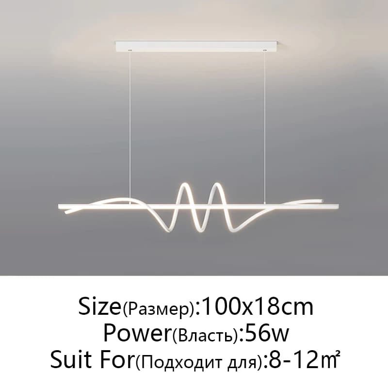 Lampes suspendues LED modernes, décoration d'intérieur pour salon, salle à manger, cuisine, bureau, 