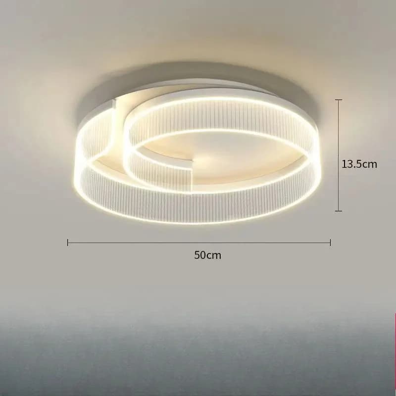 Lampe de chambre à coucher moderne et simple de luxe italienne, source de lumière LED, lampe de plaf