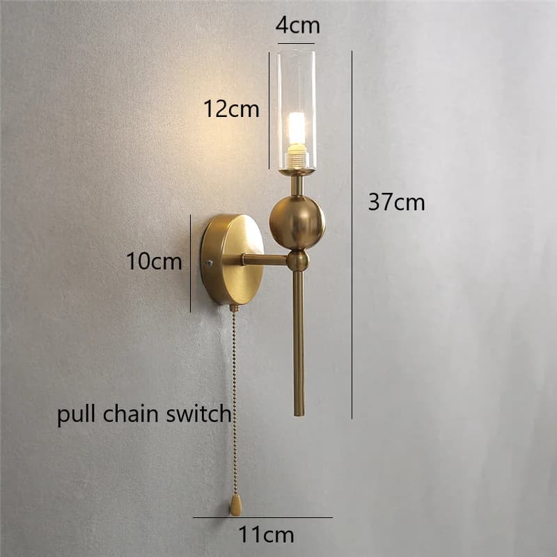 Lampe murale minimaliste en fer forgé, éclairage mural LED moderne pour salon, salle à manger, coulo