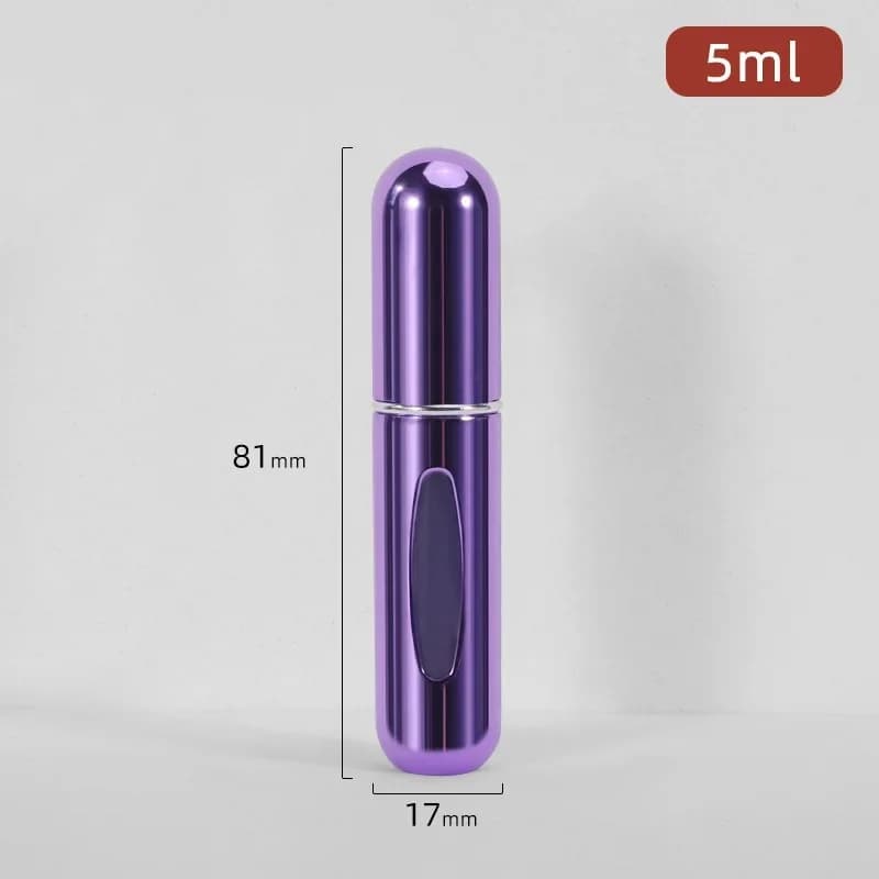 Bouteille de parfum rechargeable Portable de 5/10ml, avec vaporisateur, conteneurs cosmétiques, atom